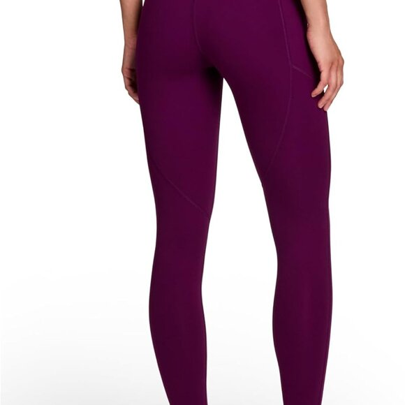 Pickled Beet High-Waist 7/8 Leggings for Women, Polyester Blend, 25-Inch - Picture 3 of 6